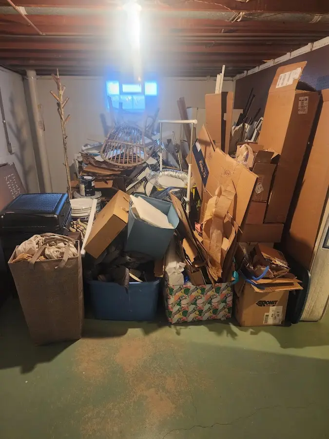 Roll-off dumpster container at job site for Construction Dumpster Rental in Mechanicville